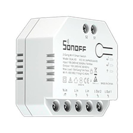 SONOFF sterownik 2-kanałowy roletowy 10A WiFi DUAL R3