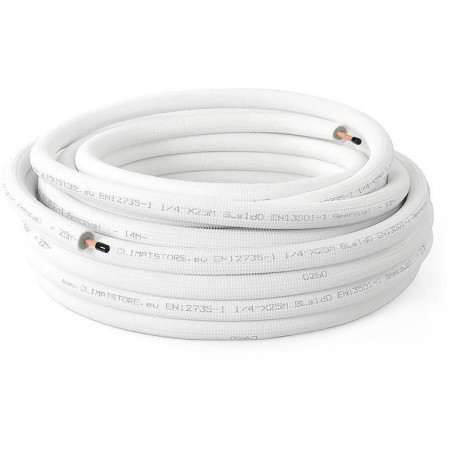 Rura Miedziana w otulinie 3/8 krąg 25 m Tivento Flex