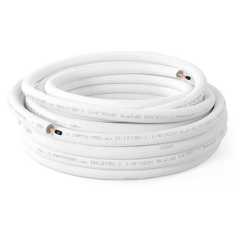 Rura Miedziana w otulinie 3/8 krąg 25 m Tivento Flex