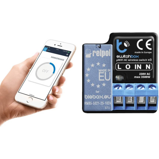 Moduł przekaźnikowy switchbox v3 Blebox