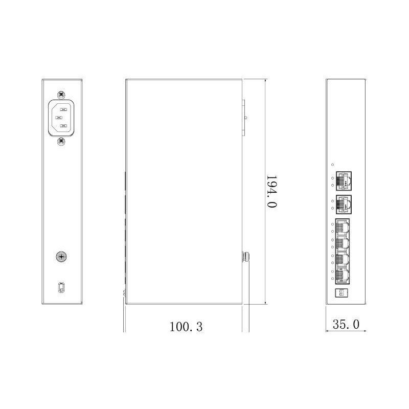 SWITCH DAHUA PFS3006-4ET-36