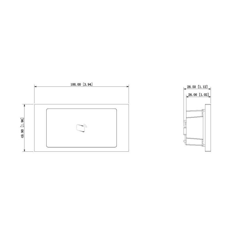 MODUŁ CZYTNIKA ZBLIŻENIOWEGO DAHUA VTO4202F-MR1
