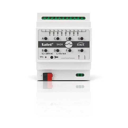 SATEL KNX 8-kanałowy aktor przełączający KNX-SA24