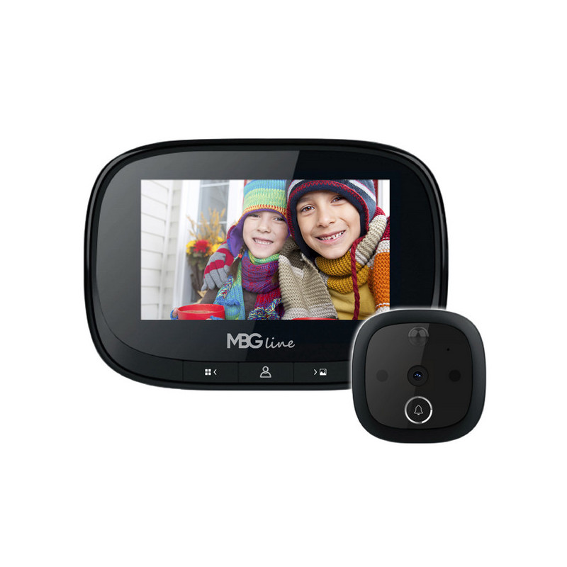 Kamera MBG Line SF55 Black Edition wizjer do drzwi