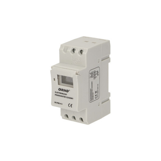Programator czasowy na szynę DIN ORNO OR-PRE-414