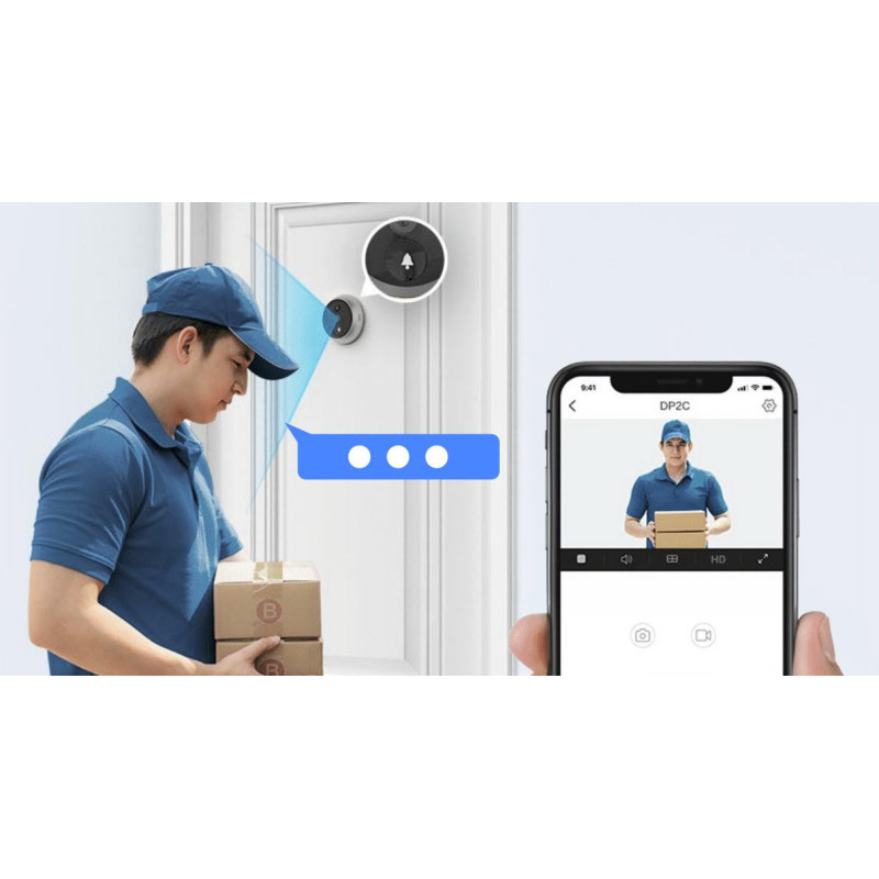 KAMERA IP EZVIZ WIZJER DP2C + KARTA 64GB