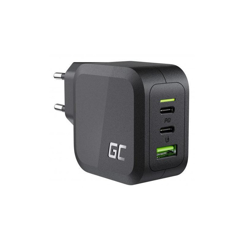 ŁADOWARKA SIECIOWA Green Cell PowerGan 65W 2xUSB-C 1xUSB-A CHARGC08