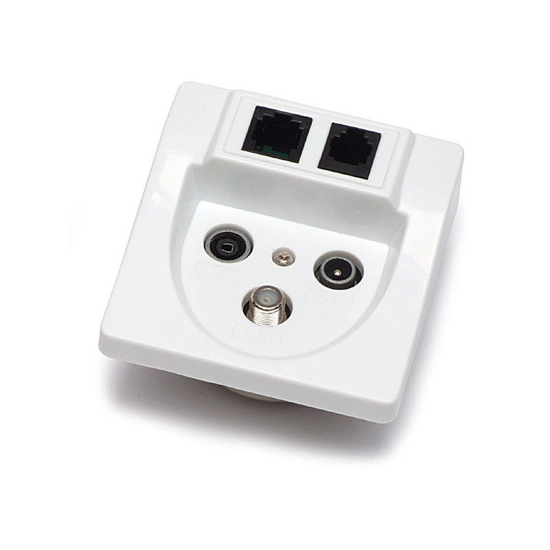 GNIAZDO KOŃCOWE SIGNAL RTV-SAT-RJ45 (R694043)