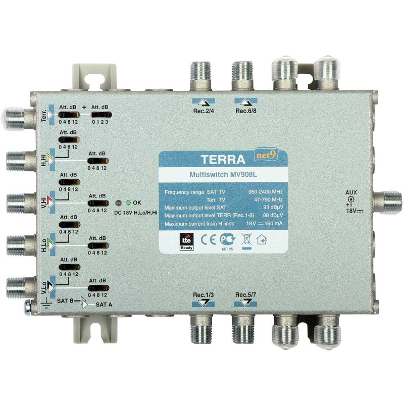 MV908L Terra - Multiswitch 9/8 (R70858)