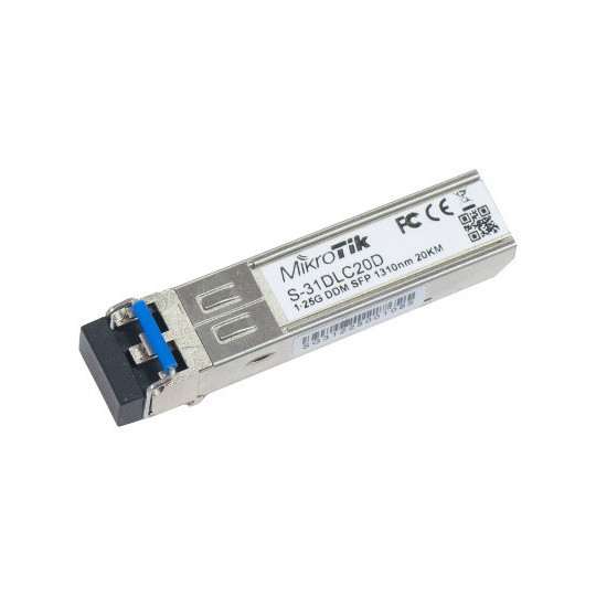 MODUŁ SFP MIKROTIK S-31DLC20D 1.25G SM 20km 1310nm