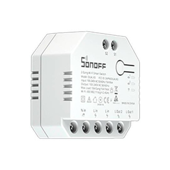 Inteligentny przełącznik Sonoff Dual R3 Lite 2-kanałowy roletowy 10A WiFi