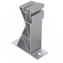 Uchwyt skrajny wysoki do konstrukcji balastowej PV KENO (K-45-7)