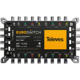 MULTISWITCH EUROSWITCH 9x9x8 ref. 719601