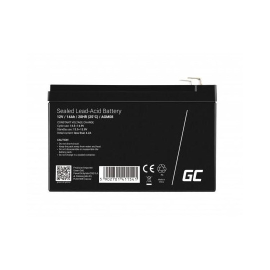 AKUMULATOR AGM Green Cell VRLA 12V 14Ah