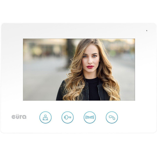 WIDEODOMOFON EURA VDP-90A3 DELTA + biały monitor TUYA
