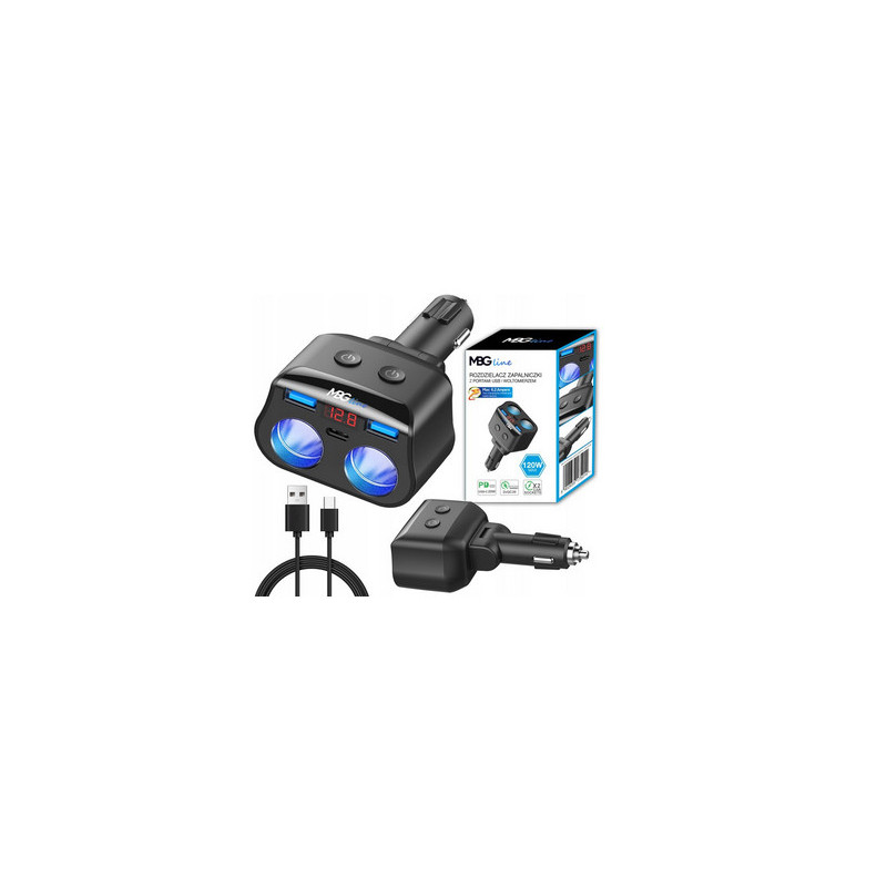 Rozdzielacz gniazda zapalniczki MBG Line HC69PD