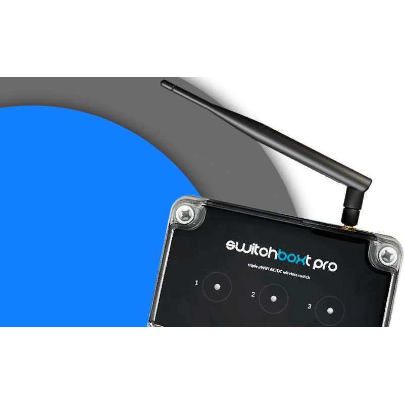 Moduł przekaźnikowy switchboxt pro z zewnętrzną anteną Blebox