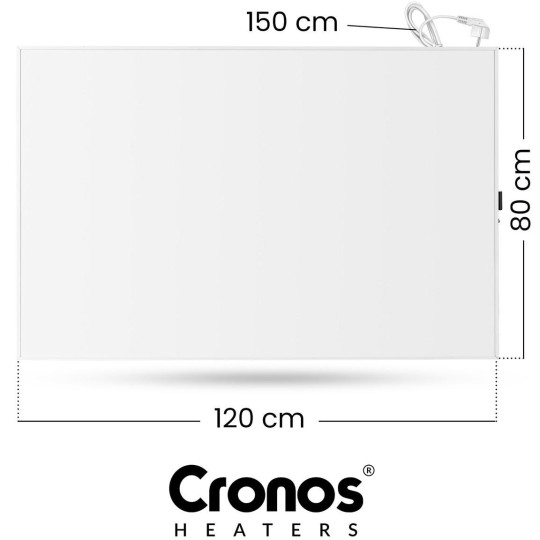 Panel grzewczy IR CRONOS Synthelith PRO CRP-980TWP White