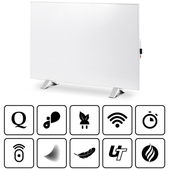 Panel grzewczy IR CRONOS Synthelith PRO CRP-980TWP White