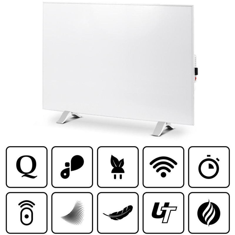 Panel grzewczy IR CRONOS Synthelith PRO CRP-980TWP White