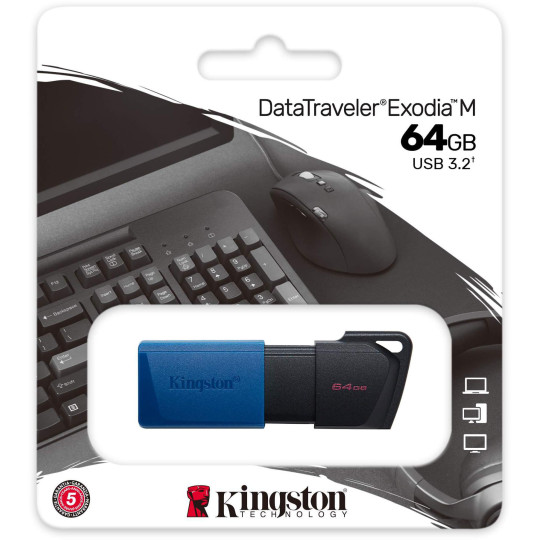 Pendrive Kingston Data Traveler Exodia M 64GB USB3.2 Gen1