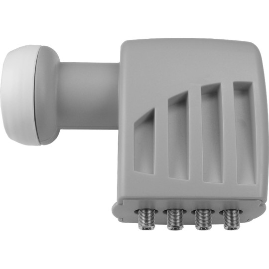 LNB offset Quattro 4 wyjścia: Hh-Vh-Hl-Vl - Szary