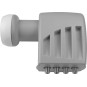 LNB offset Quattro 4 wyjścia: Hh-Vh-Hl-Vl - Szary