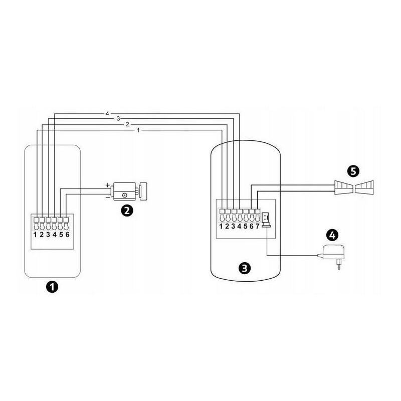 Domofon EURA ADP-09A3 czarny, głośnomówiący