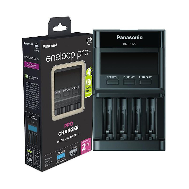 Ładowarka do akumulatorków Ni-MH Panasonic Eneloop BQ-CC65 EKO