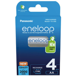 Akumulatorki AA / R6 Panasonic Eneloop 2000mAh BK-3MCDE/4BE (blister 4 szt.)