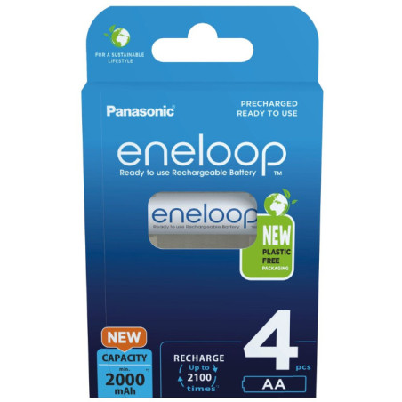 Akumulatorki AA / R6 Panasonic Eneloop 2000mAh BK-3MCDE/4BE (blister 4 szt.)