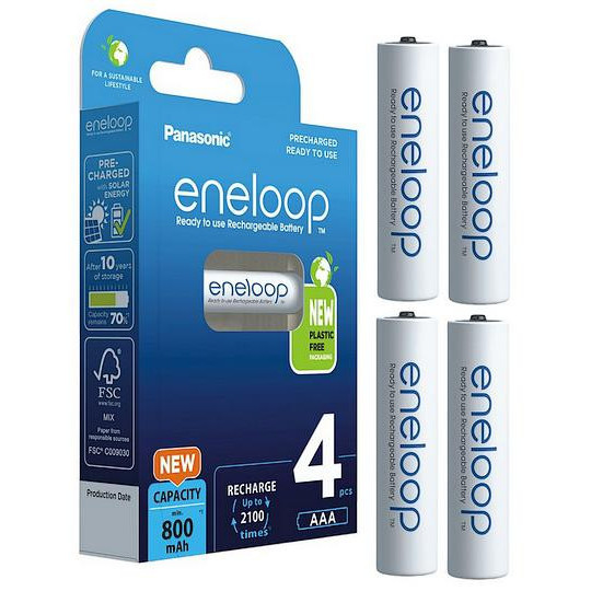 Akumulatorki R03 / AAA Panasonic Eneloop 800mAh BK-4MCDE/4BE (blister 4 szt.)