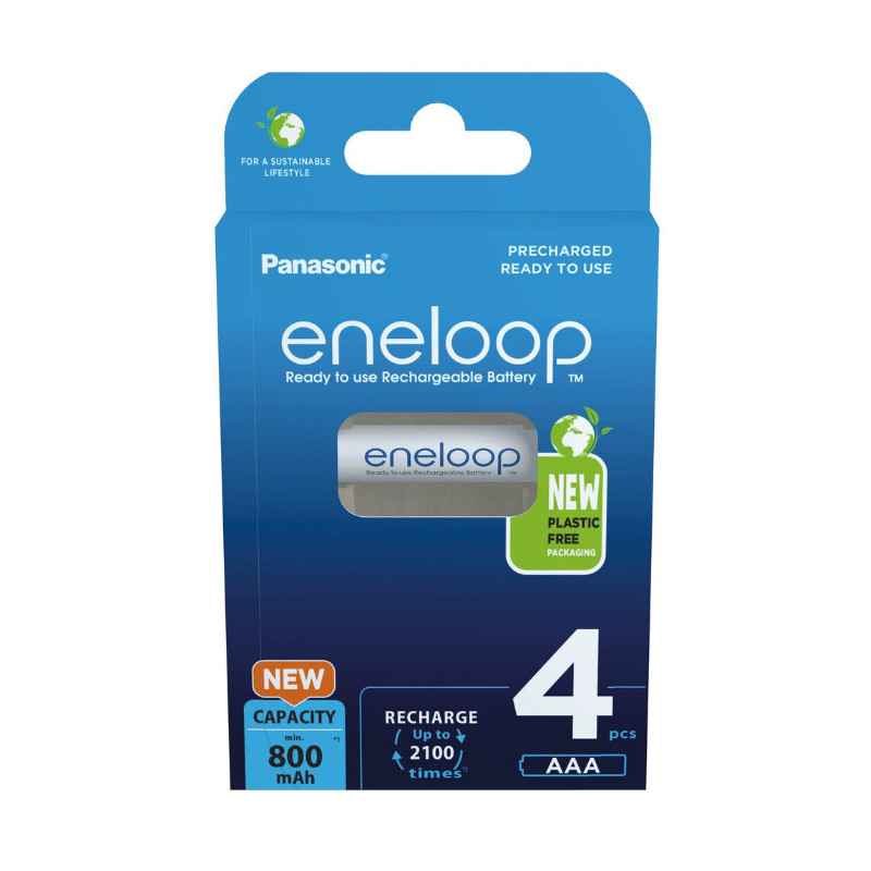 Akumulatorki R03 / AAA Panasonic Eneloop 800mAh BK-4MCDE/4BE (blister 4 szt.)