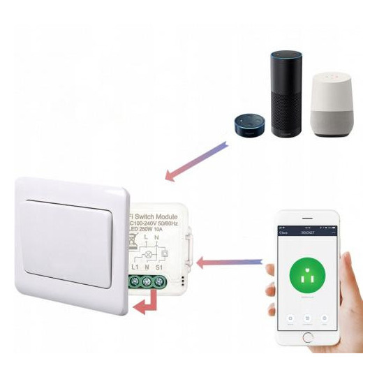 Moduł OXT mini przekaźnik 1 obw. bez N ZigBee TUYA T271