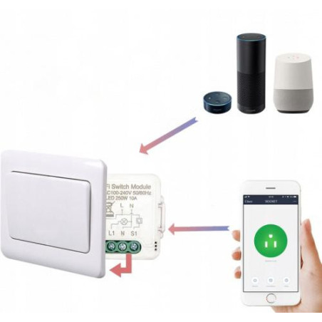 Moduł OXT mini przekaźnik 1 obw. bez N ZigBee TUYA T271