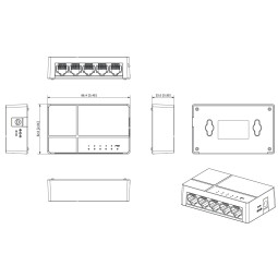 SWITCH DAHUA PFS3005-5GT-L-V2