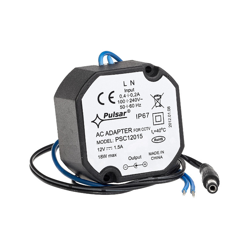 ZASILACZ IMPULSOWY HERMETYCZNY Pulsar PSC12015 12V/1,5A
