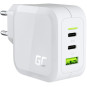 ŁADOWARKA SIECIOWA Green Cell POWERGAN 65W 2xUSB-C 1xUSB-A CHARGC08W