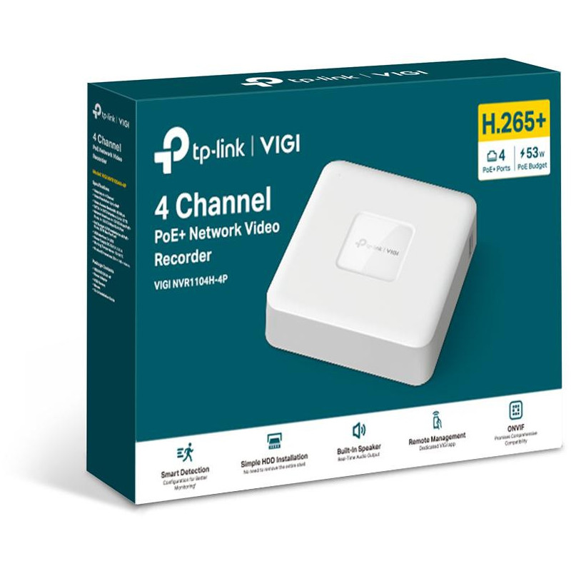 REJESTRATOR TP-LINK VIGI NVR1104H-4P