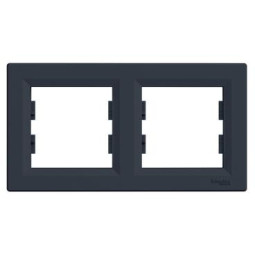 Ramka podwójna 2-krotna Schneider Asfora EPH5800271 antracyt