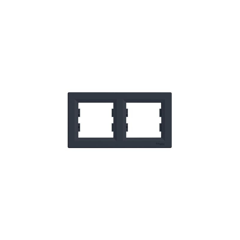 Ramka podwójna 2-krotna Schneider Asfora EPH5800271 antracyt