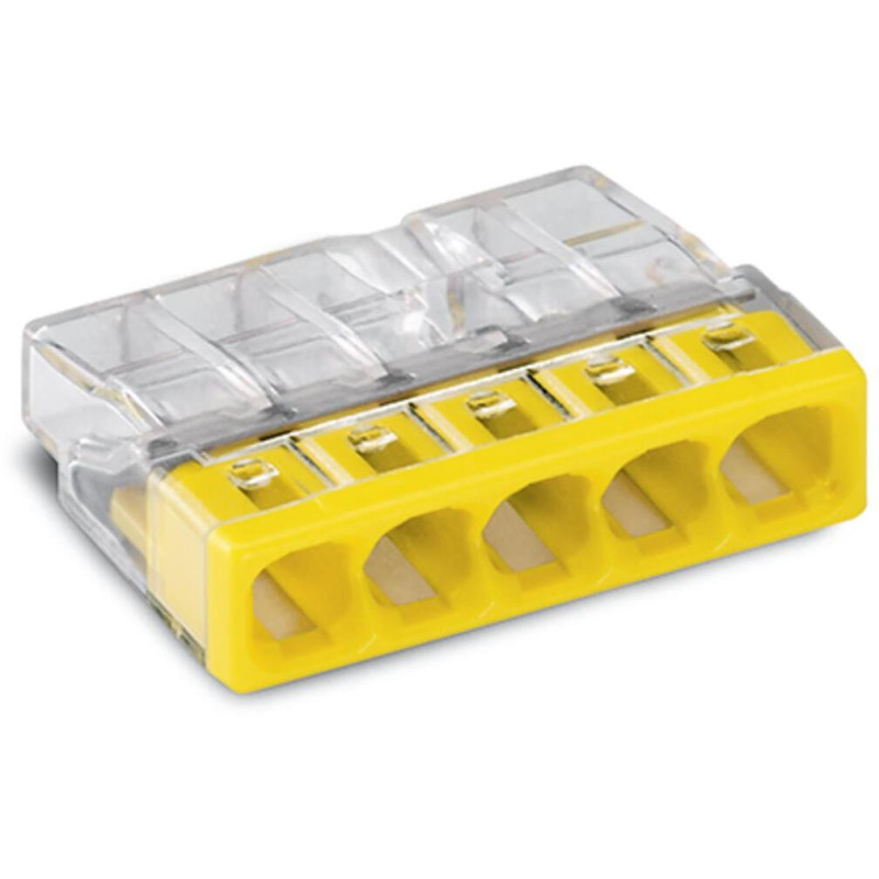 Szybkozłączka DRUT 5x 0,5-2,5mm2 WAGO 2273-205 (Paczka 100szt.)