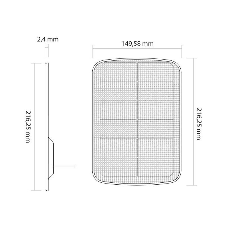 PANEL SOLARNY EZVIZ CS-CMT-SolarPanel-F Typ-C 4W