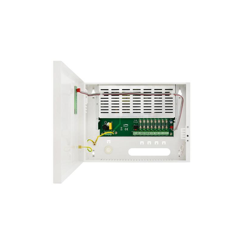 ZASILACZ IMPULSOWY STABILIZOWANY DO 8 KAMER HD Pulsar HPSDC-12V8X1A 12V/8A/8×1A/TOPIC