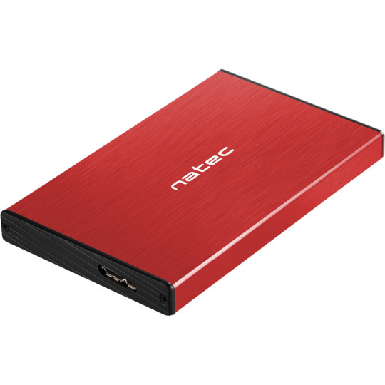Zewnętrzna obudowa dysku Natec Rhino Go SATA 2.5cala USB 3.0 Czerwony