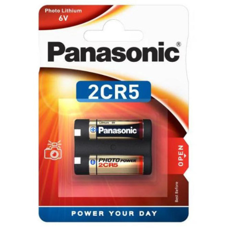 Bateria 2CR5 / 245 / DL245 1BL PANASONIC 6V (1 szt.)