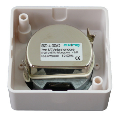 GNIAZDO SSD4-00 RTV/2XSAT KONCOWE; 7317