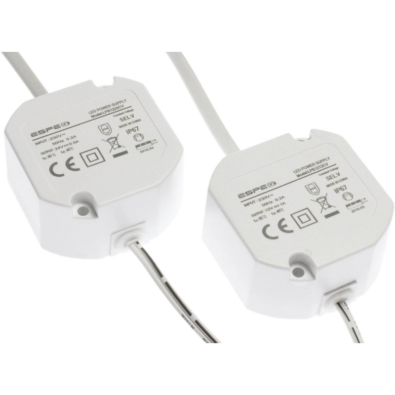 ZASILACZ DOPUSZKOWY ESPE LPB1212CV DC PLUG 5.5/2.1S 12V 1.25A