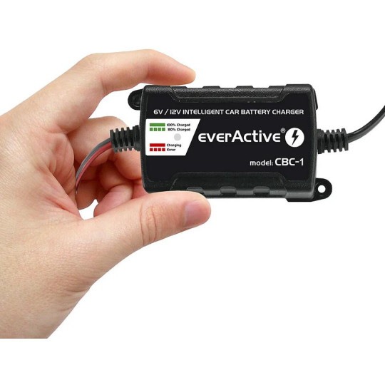 Ładowarka prostownik do akumulatorów 6V/12V everActive 14V/1A CBC-1