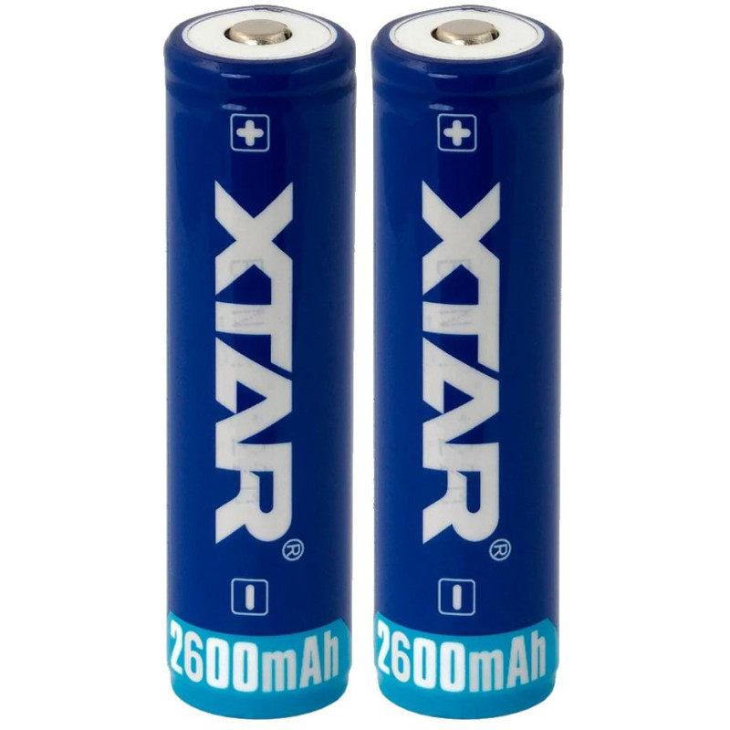 Akumulator 18650 Li-Ion 3,7V Xtar 2600mAh (1 szt.) z zabezpieczeniem